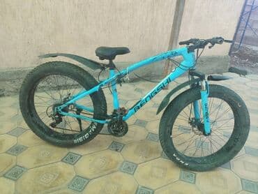 горный велосипед с широкими колесами: Горный велосипед, Сталь — 2