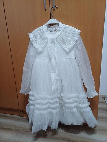 Балдар көйнөгү, түсү - Ак, Жаңы