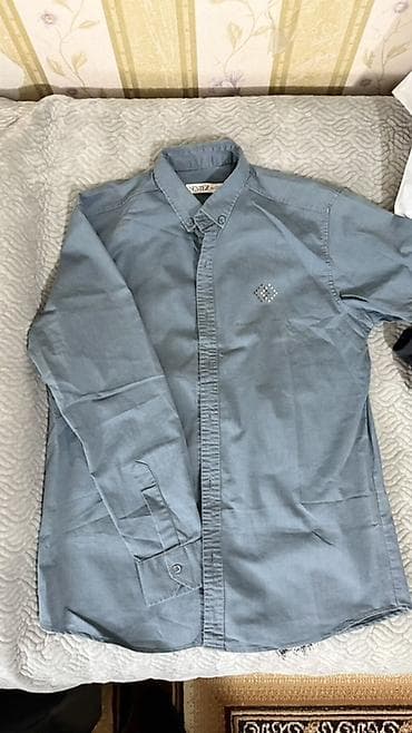 рубашка синего цвета: Мужская рубашка by SENTEZZ — 1