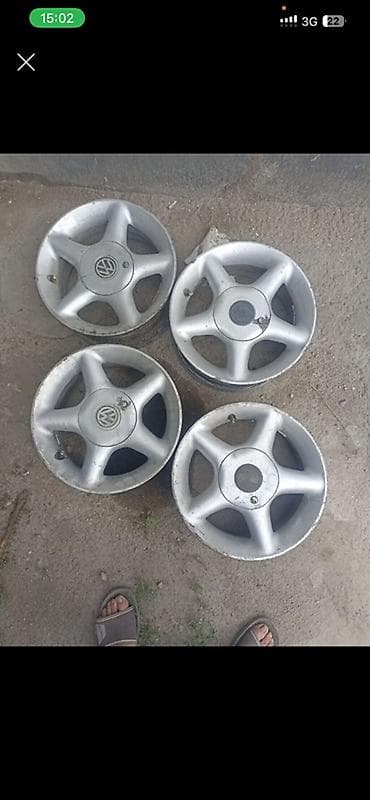 Куйма Дисктер R 14 Volkswagen, Комплект, тешиктери - 5