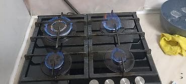 fre fire: Газовая печь, Новый, Встраиваемая, цвет - Черный — 2