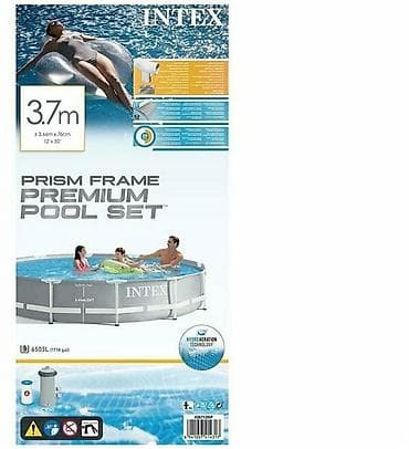 Спорт и отдых: 366/76см. Intex 26712 Каркасный бассейн Prism Frame 6503л — 9