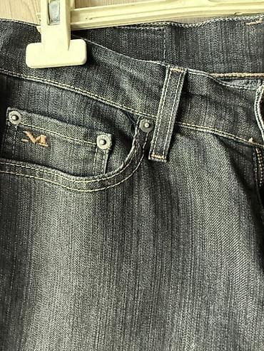 джинсы mango: Джинсы прямого кроя, тёмно‑синего (почти чёрного) денима — 2