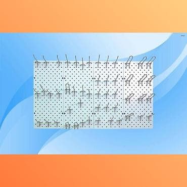 Строительное оборудование: Панель перфорированная, настенная, для магазина и склада Общее — 4