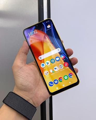 Мобильные телефоны и аксессуары: Poco C40, Б/у, 64 ГБ, цвет - Желтый, 2 SIM — 2