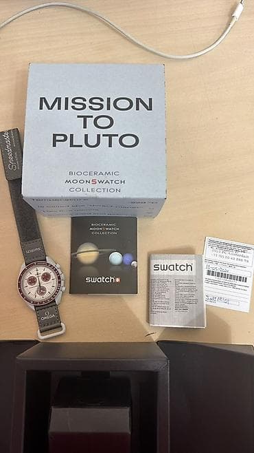 apple magic mouse 2: OMEGA x Swatch Speedmaster MoonSwatch “Mission to Pluto” - Модель из — 3