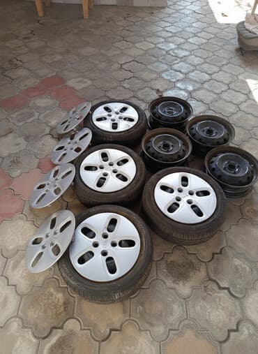 диск киа r16: Колеса в сборе R 14, Комплект, Легковые, Железные, отверстий - 4 — 1