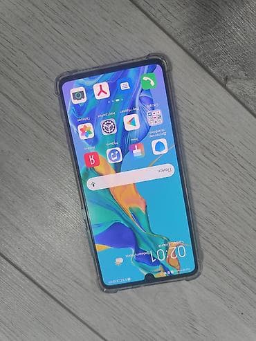 pixel 6 pro: Huawei P30, Б/у, 128 ГБ, цвет - Голубой, 2 SIM — 3