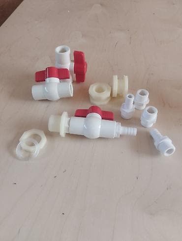 шприц кондитерский: Кранчик для бочки под нипельные поилки за комплект — 2