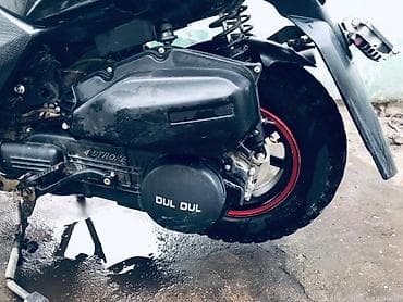 кводроцикл мото: Скутер DUL DUL, черный матовый - Тип: бензиновый скутер/мопед с — 9