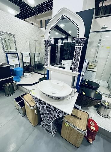 Мебель: Тумба для ванны, Новый, С раковиной, Другой материал, Бесплатная доставка — 1