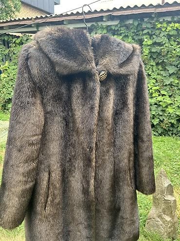 nike tech flece: Шуба, Норка, По колено, Китай, С капюшоном, 3XL — 2