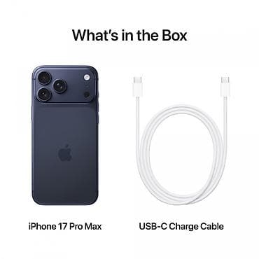 apple phone: IPhone 17 Pro Max, Новый, 256 ГБ, Синий, Коробка — 6