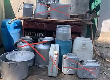 одежда оптом дордой: Бидон, кастрюля 40л с крышкой (пищевая), бочки синие и фляги — 1