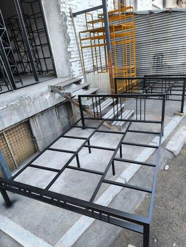 кровать железные: Металлдан жасалган кровать лофт стилинде 500 kg которот, аябай бекем — 3