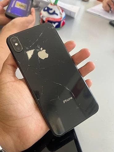 iphone xs max: IPhone X, Б/у, 512 ГБ, Space Gray, Защитное стекло, Чехол, 78 % — 1