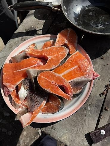 ящики для: Свежая радужная форель, цельная и нарезка стейками. - Вид: радужная — 1