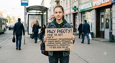 фото 3 на 4: ИЩУ РАБОТУ! МНЕ 15 ЛЕТ. МОГУ: ОФИЦИАНТ, ПОСУДОМОЙЩИЦА ЛЮБАЯ РАБОТА — 1