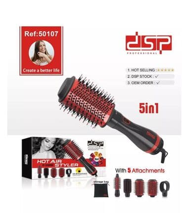 диффузор для волос: Фен стайлер DSP 50107 5в1, для быстрой сушки и укладки Описание 1000 — 1