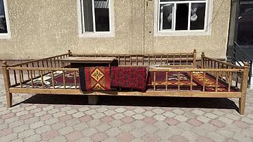 Тапчан 500 x 350 x 110 м, Дерево at lalafo.kg Тапчан 500 x 350 x 110 м, Дерево