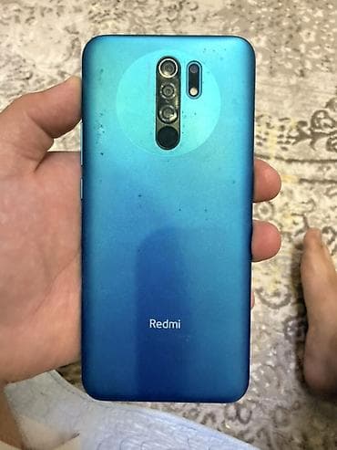 poco х3: Redmi, Redmi 9, Б/у, 64 ГБ, цвет - Синий — 2