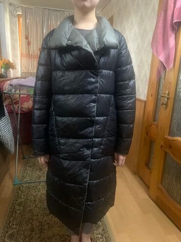 button куртка двухсторонняя: Пуховик, Тизеден, Эки тараптуу модель, S — 2