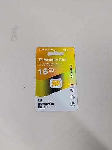 mic: Карта памяти BOROFONE TF (microSD) 16 ГБ. - Формат: TF/microSD. - — 1