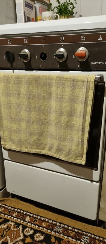 газ плита таганек: Газовая, Механическое, Напольная, Б/у — 1