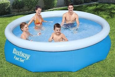 Надувной каркасный бассейн Bestway Fast Set - Круглая форма — 1