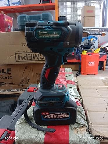 Аккумуляторный ударный гайковерт Makita (сметка XGT) - Бесщеточный