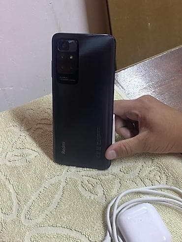 redmi note 2: Redmi, Redmi 10, Б/у, 128 ГБ, цвет - Черный, 2 SIM — 3