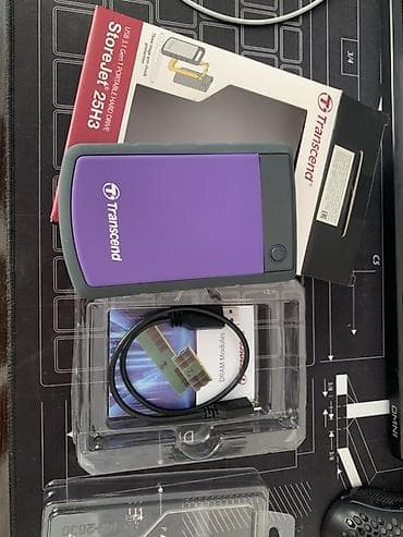 Внешний жесткий диск Transcend StoreJet 25H3, 1 ТБ. Основные