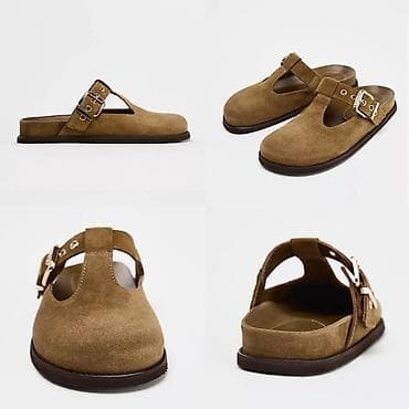 обувь зара: Сабо, 35, Zara, Новый, цвет - Коричневый, Самовывоз, Платная доставка — 2