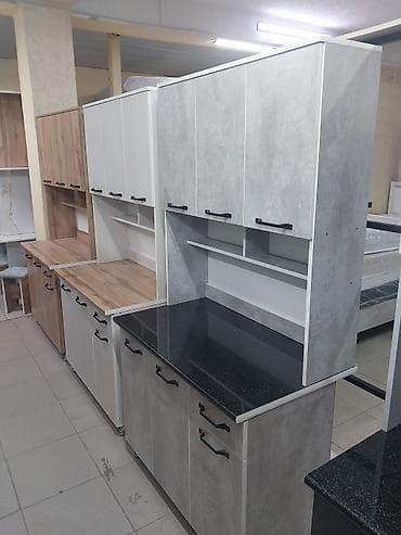 Кухонные шкафы-стенки (модули буфетного типа) - Комплект включает lalafo.kg да Кухонные шкафы-стенки (модули буфетного типа) - Комплект включает