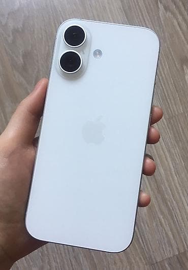 i3 9: IPhone 17, Б/у, 256 ГБ, Белый, Зарядное устройство, Защитное стекло, Чехол, 100 % — 1
