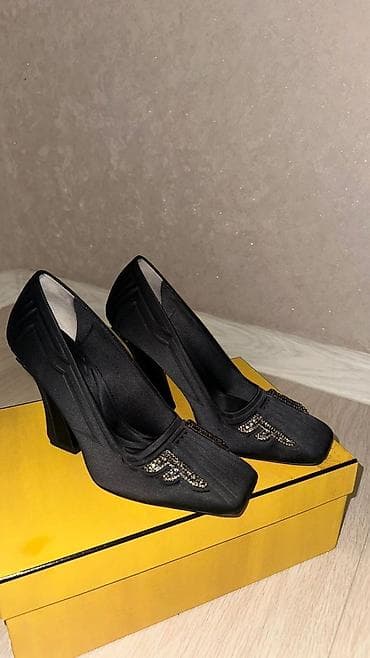 fendi: Туфли, 37.5, Fendi, Новый, цвет - Черный, Самовывоз — 4