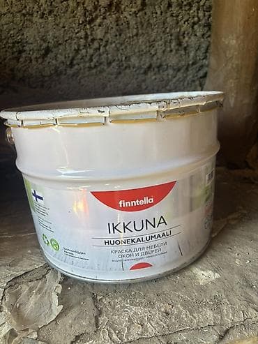 вазы посуда: Краска FINNTELLA IKKUNA (HUONEKALUMAALI) - Назначение: для дерева — 1