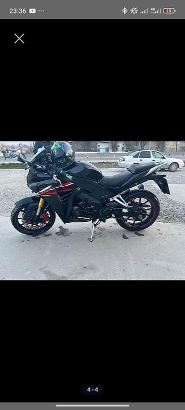 держатель номерного знака: Спортбайк Honda, 250 куб. см, Бензин, Взрослый, Б/у — 3