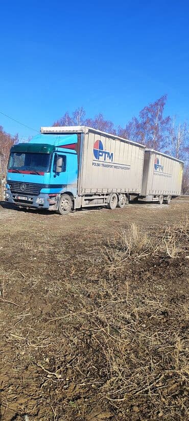 тягач двух мостовой: Тягач, Mercedes-Benz, Тентованный — 1