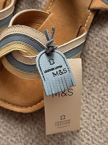 Детская обувь: Детские кожаные сандалии M&S - Верх из натуральной кожи (ярлык — 2