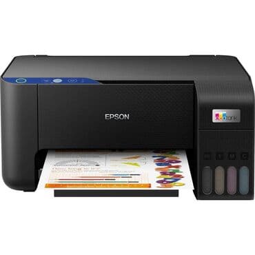покупка принтеров: Многофункциональный струйный принтер Epson EcoTank L3201 в черном — 1