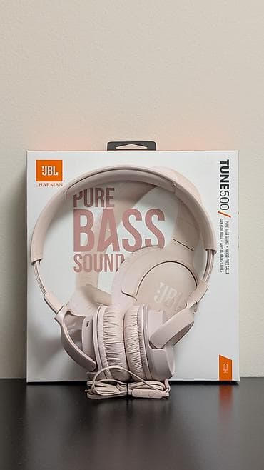 Беспроводные полноразмерные наушники: Проводные накладные наушники, JBL, Новый, цвет - Розовый — 3