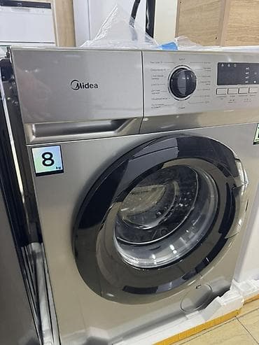 Бытовая техника: Стиральная машина Midea, фронтальная загрузка. В рассрочку по 5500 на — 2