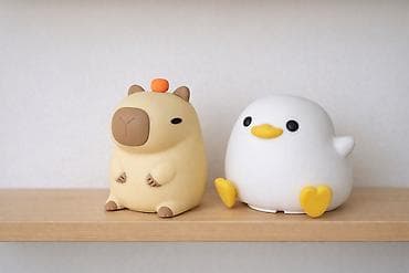 наклейки для стен: Ночник‑фигурка «Утёнок» + декоративные световые боксы с вырезанным — 1