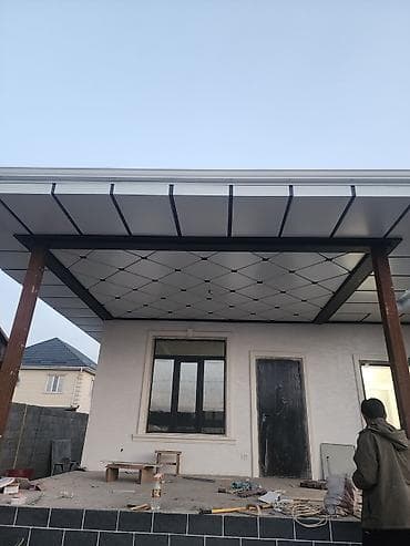 материалы для крыши: Навес, Другая форма, Металл, Другой материал — 10