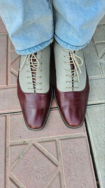 срочно продаю в связи с переездом: Мужские туфли, 43, Abercrombie & Fitch, Б/у, цвет - Розовый, Самовывоз — 4