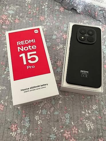deco e4: Redmi, Redmi Note 15 Pro, Новый, 256 ГБ, цвет - Черный, 2 SIM — 2