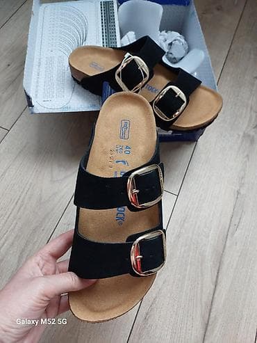 обувь 38 39: Босоножки, 40, Birkenstock, Новый, цвет - Черный, Самовывоз — 7