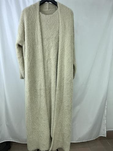 шарф пончо: Набор базового трикотажа в нейтральной гамме: 1) Черная асимметричная — 7