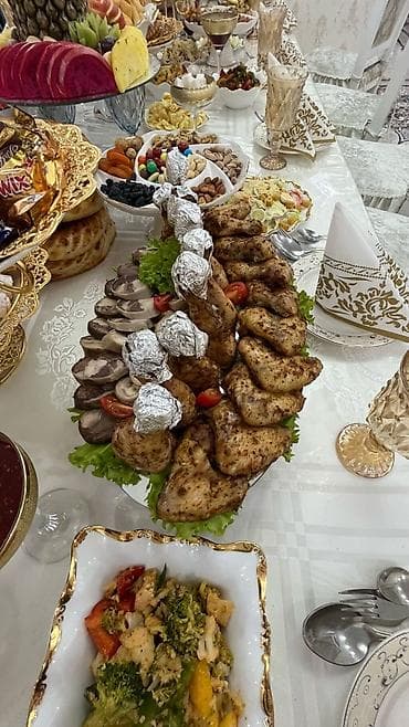 Выездные банкеты: Выездные банкеты | Оформители, Повара | Фуршетный стол — 8